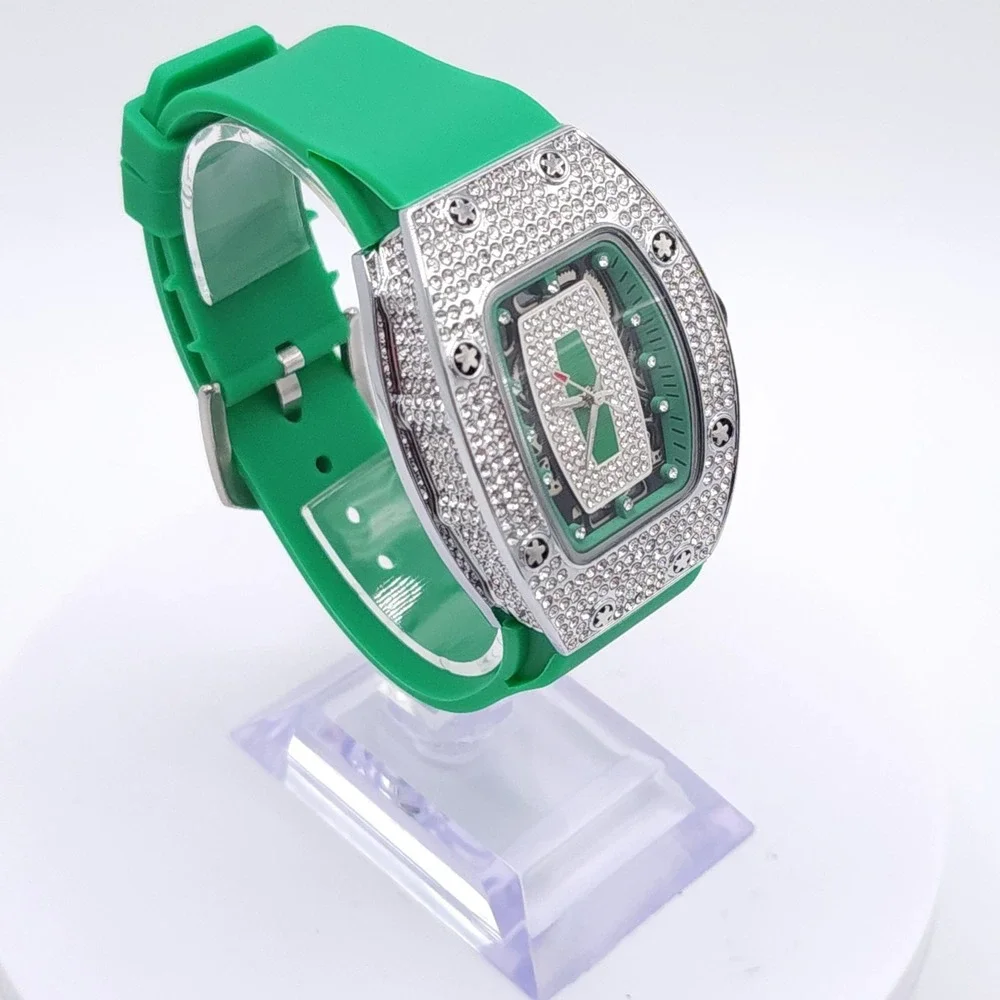 BIBI RIC006S8 Green Crystal Watch